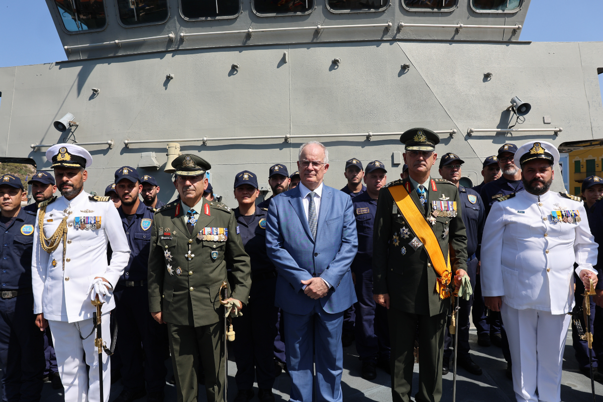 Στο Καστελόριζο ο Τασούλας - «Θα προασπίσουμε τα κυριαρχικά μας δικαιώματα»