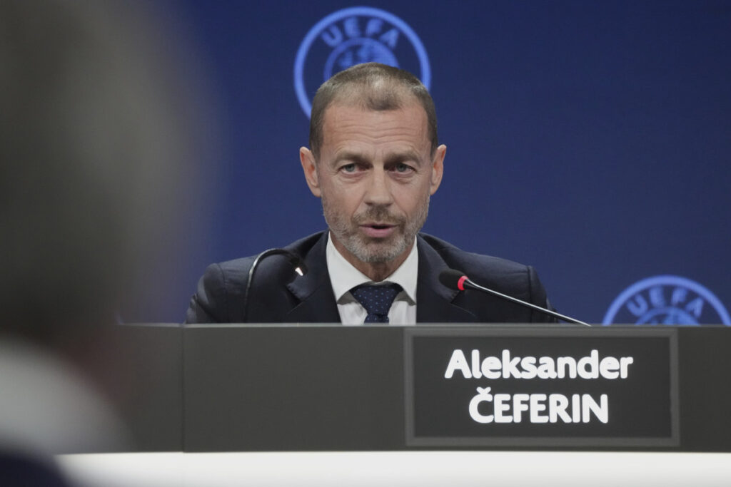 Ο πρόεδρος της UEFA, Αλεξάντερ Τσέφεριν