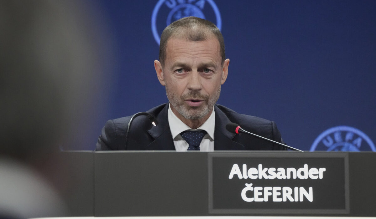 Ο πρόεδρος της UEFA, Αλεξάντερ Τσέφεριν
