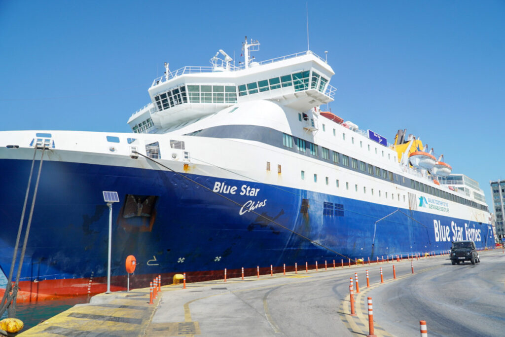 Πλοίο Blus Star Ferries Chios εργατικό δυστύχημα