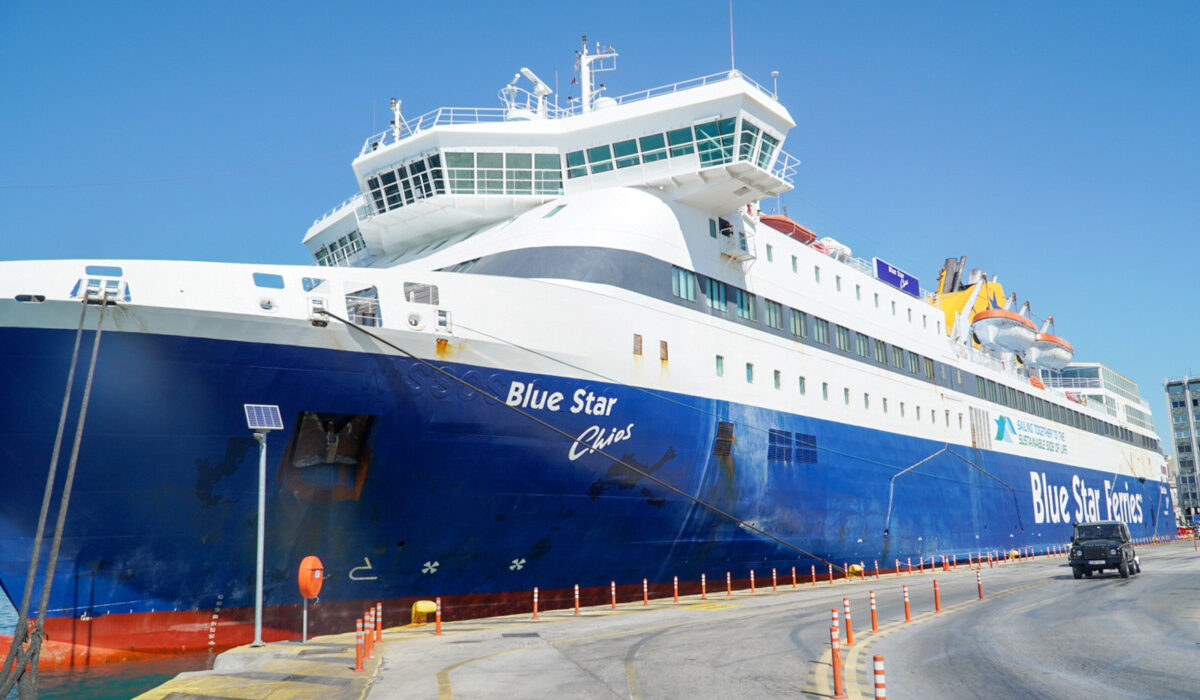 Πλοίο Blus Star Ferries Chios εργατικό δυστύχημα
