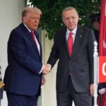 Ο Ρετζέπ Ταγίπ Ερντογάν με τον Ντόναλντ Τραμπ στον Λευκό Οίκο