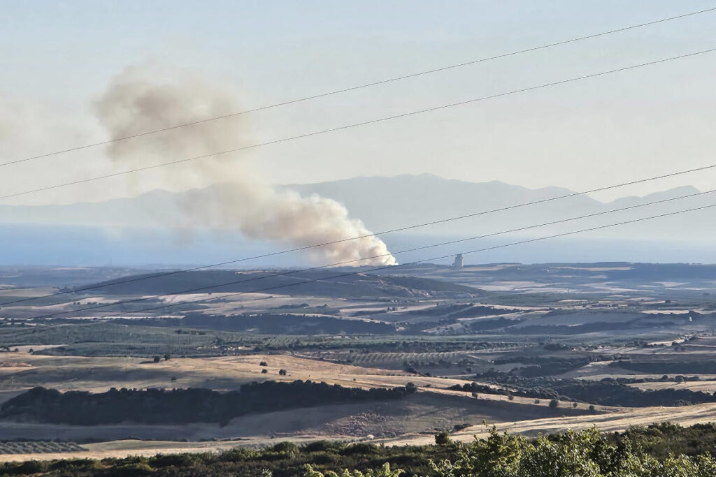 Φωτιά τώρα στη Νέα Τρίγλια Χαλκιδικής