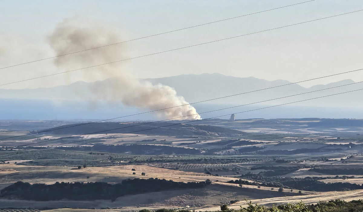 Φωτιά τώρα στη Νέα Τρίγλια Χαλκιδικής