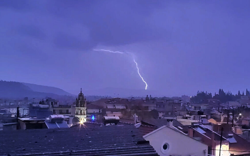 Καιρός κακοκαιρία Ελλάδα κεραυνοί