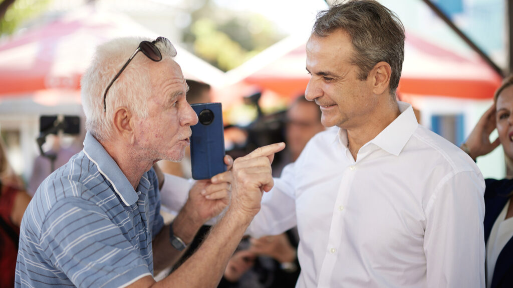 Περιοδεία του Κυριάκου Μητσοτάκη στη Λήμνο