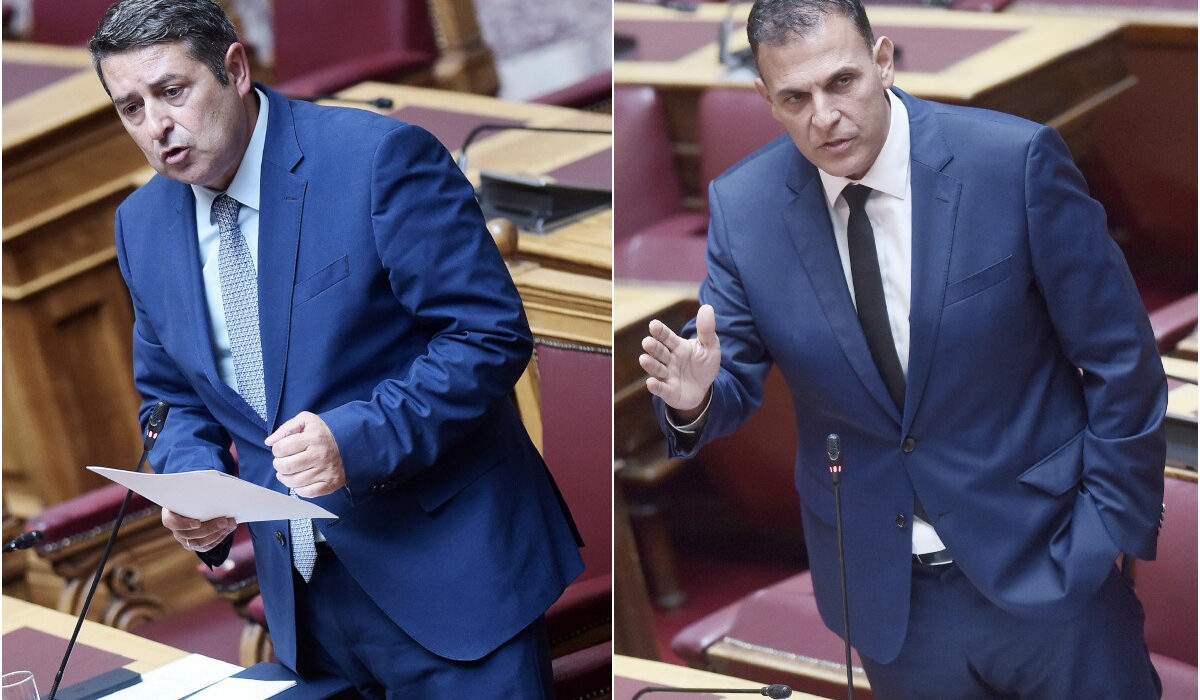 Γιώργος Μυλωνάκης Γιώργος Καραμέρος Βουλή