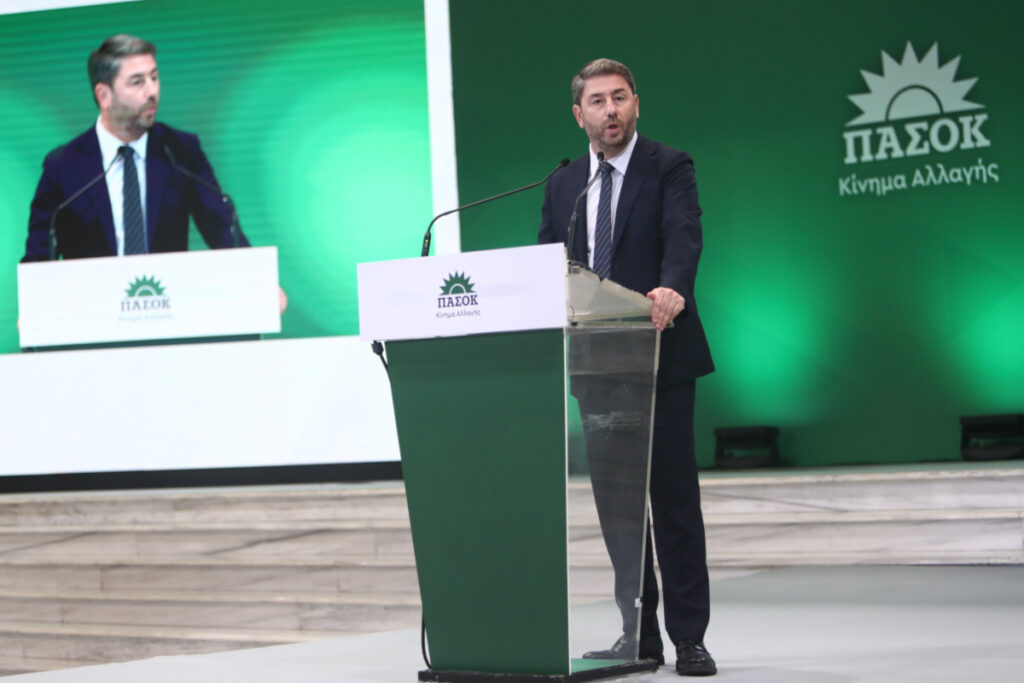 Ο πρόεδρος του ΠΑΣΟΚ Νίκος Ανδρουλάκης στη ΔΕΘ