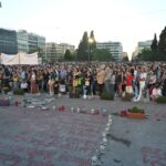 Τέμπη Σύνταγμα Συγκέντρωση Πάνος Ρούτσι