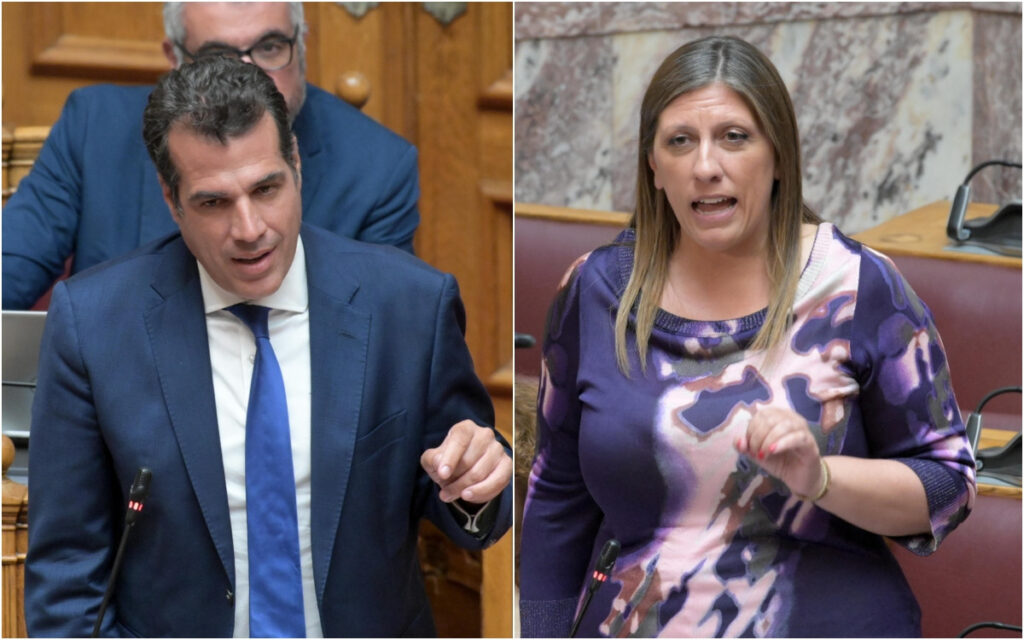 Κόντρα του Θάνου Πλεύρη με την Ζωή Κωνσταντοπούλου στη Βουλή