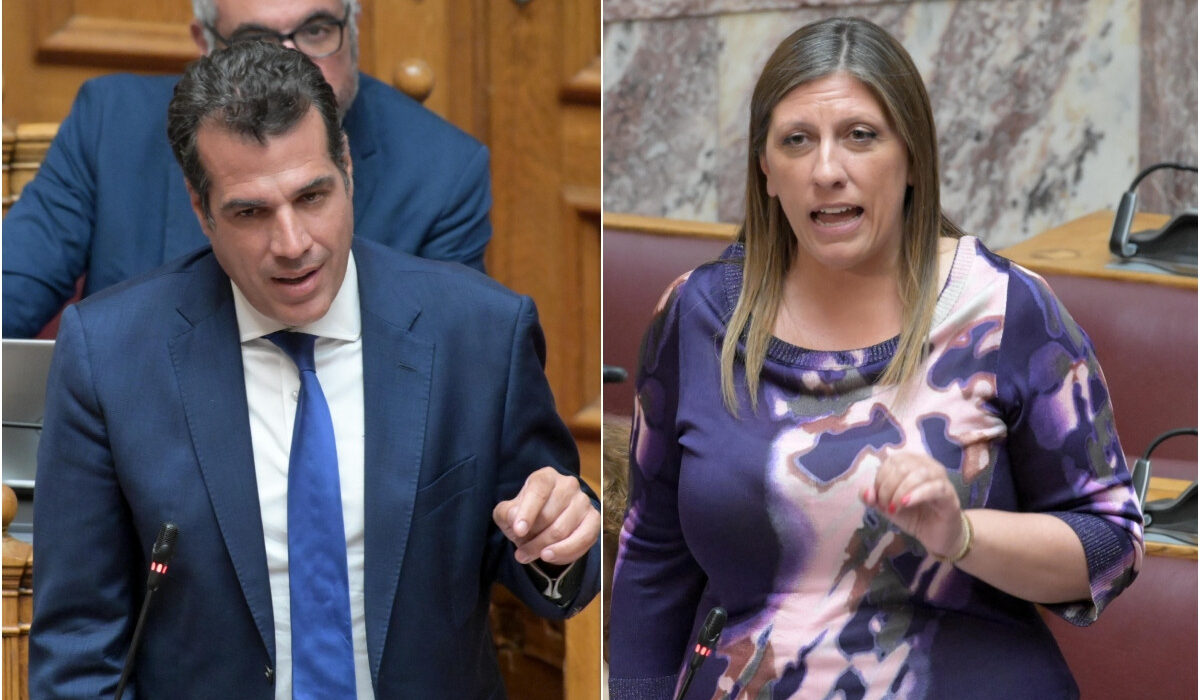 Κόντρα του Θάνου Πλεύρη με την Ζωή Κωνσταντοπούλου στη Βουλή
