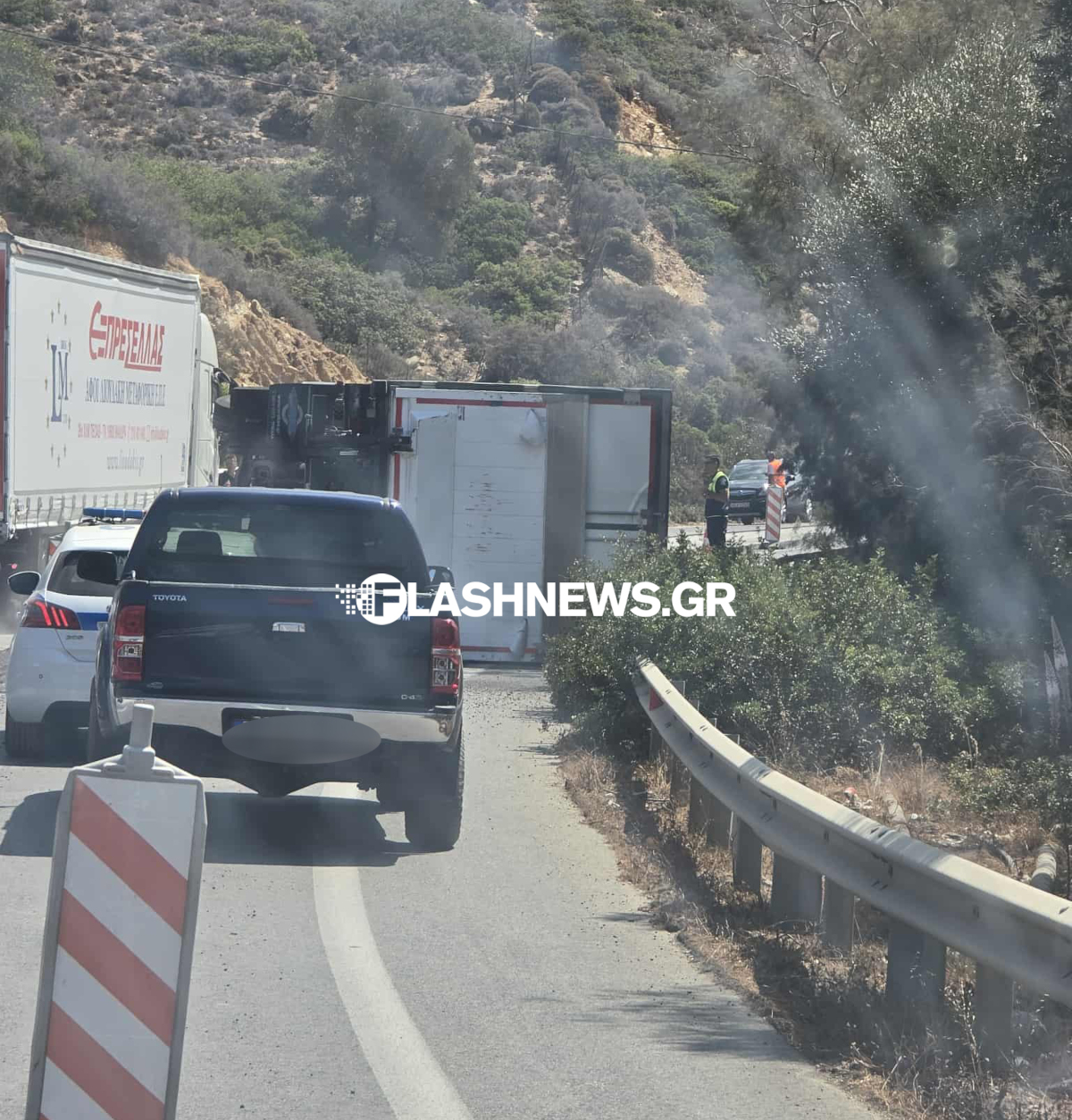 Νεκρός 17χρονος οδηγός φορτηγού στον ΒΟΑΚ στην Κρήτη