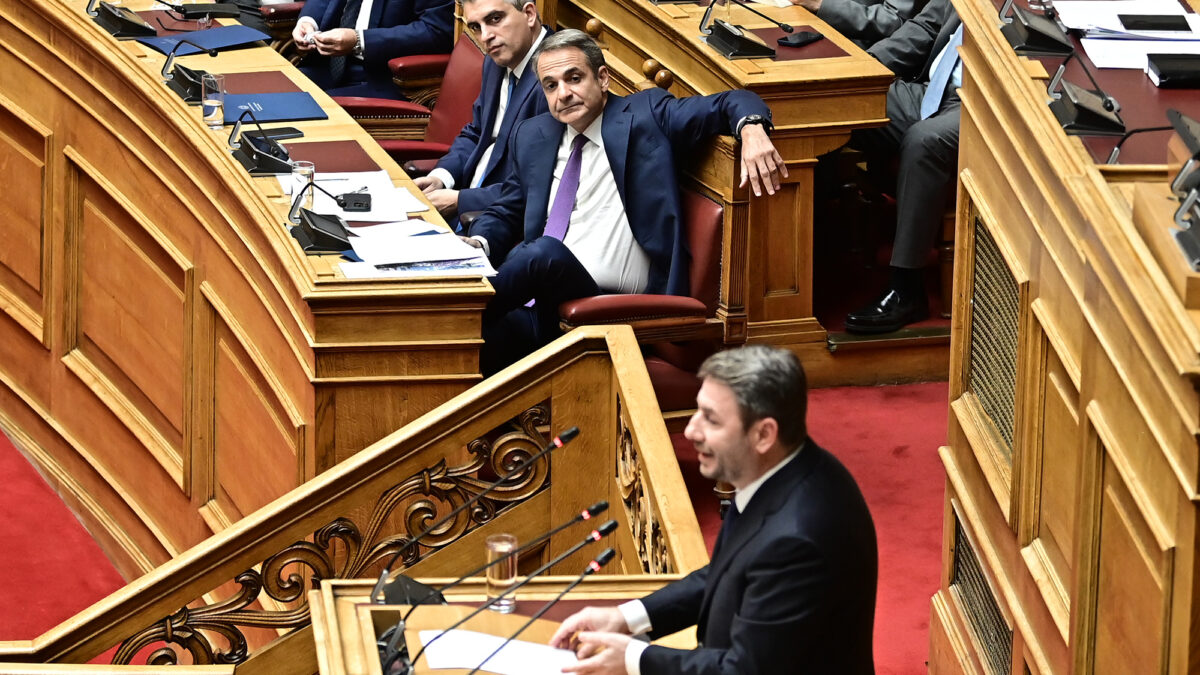 Νίκος Ανδρουλάκης Κυριάκος Μητσοτάκης