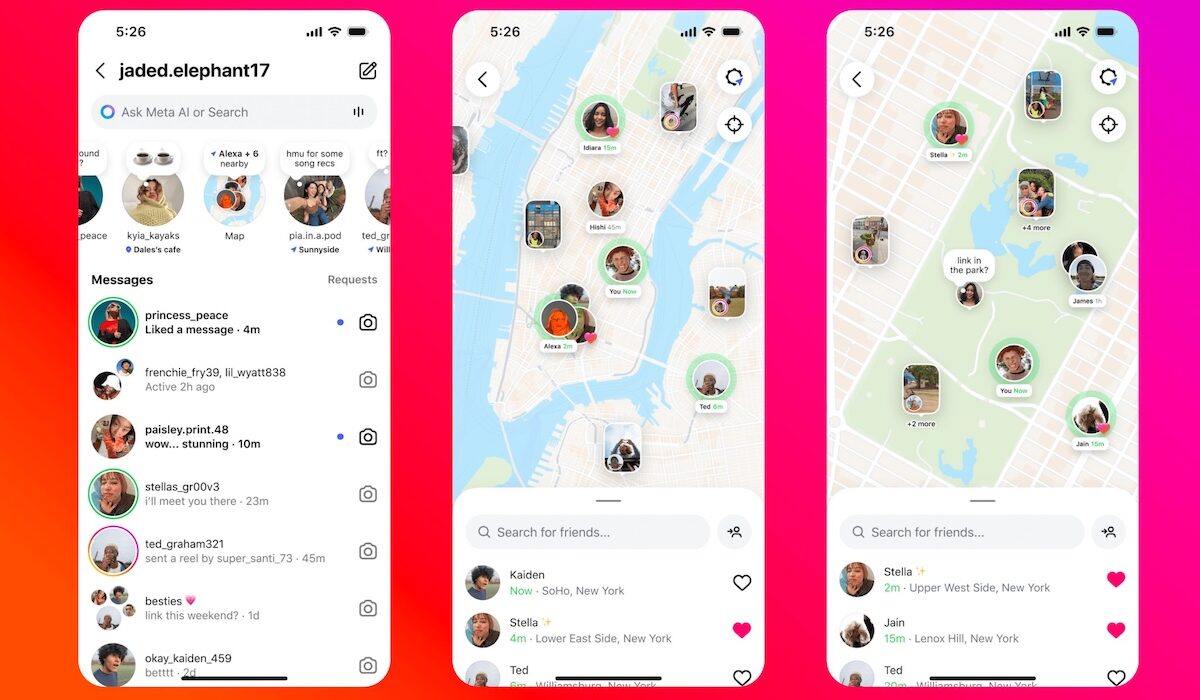 Instagram Map Χάρτης
