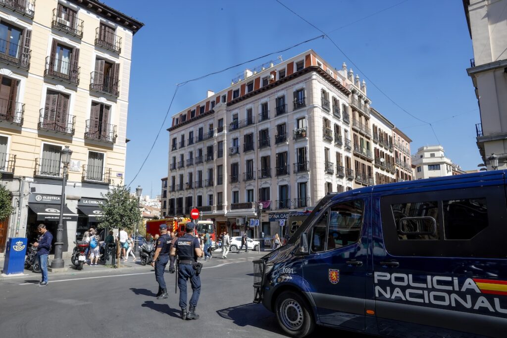 Ισπανία Μαδρίτη Κατάρρευση Κτηρίου
