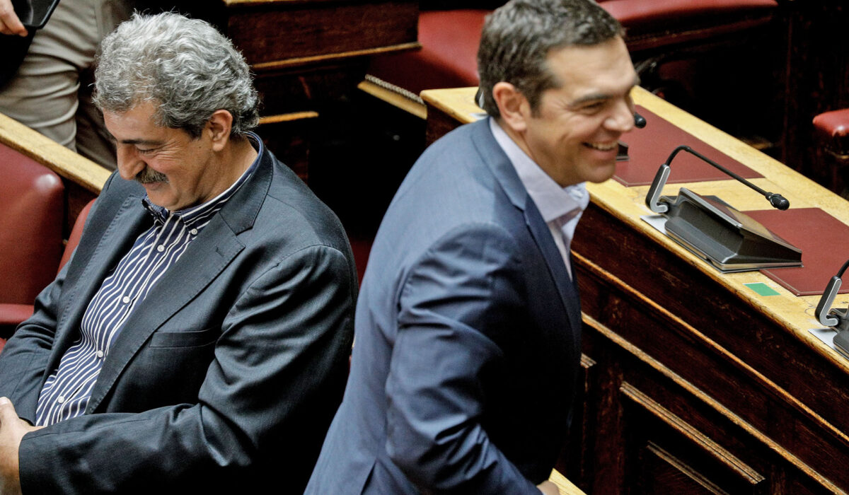 Παύλος Πολάκης Αλέξης Τσίπρας