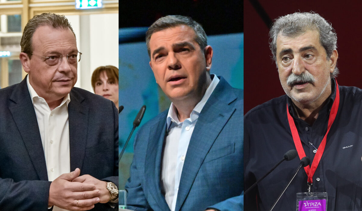 Αλέξης Τσίπρας Σωκράτης Φάμελλος Παύλος Πολάκης
