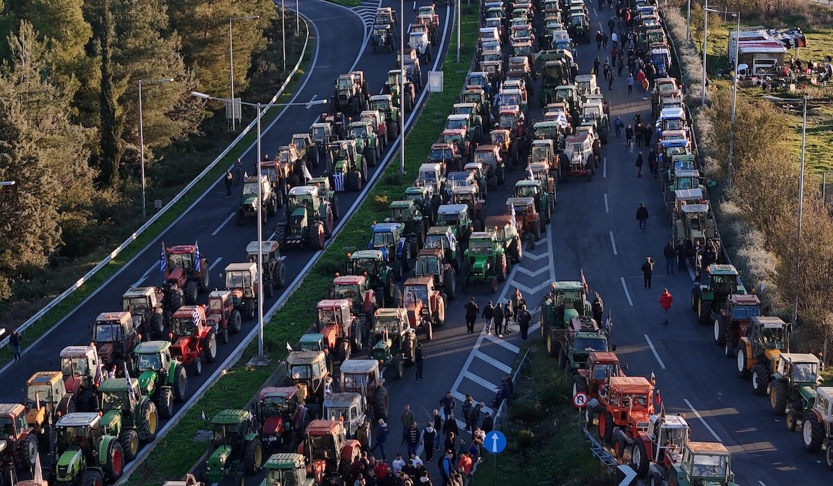 Αγρότες Μπλόκα Λάρισα