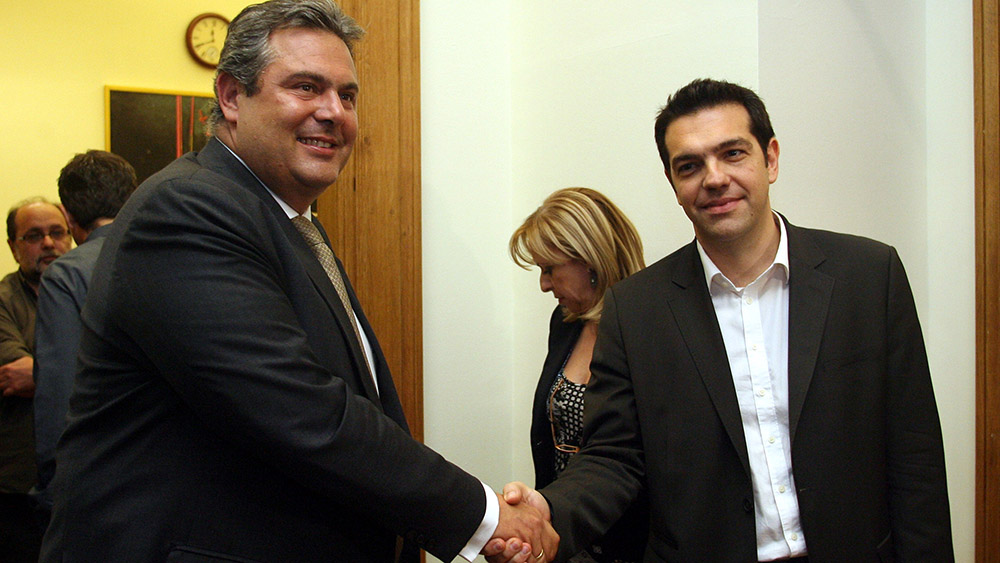 Αλέξης Τσίπρας Πάνος Καμμένος