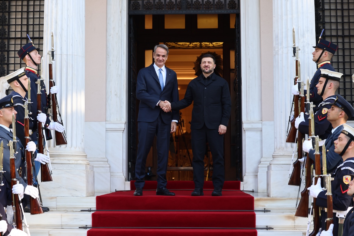 Κυριάκος Μητσοτάκης Βολοντίμιρ Ζελένσκι