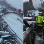 Καραμπόλα «μαμούθ» με 50 οχήματα σε αυτοκινητόδρομο στην Ιντιάνα – Δείτε βίντεο