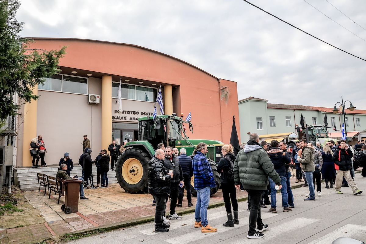 Αγρότες Μπλόκα Λάρισα