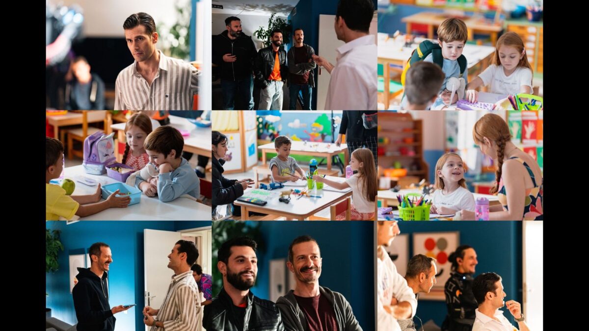«Μπαμπά σ'αγαπώ»: Τα γυρίσματα και τα backstage από την πρώτη φωτογράφηση των πρωταγωνιστών
