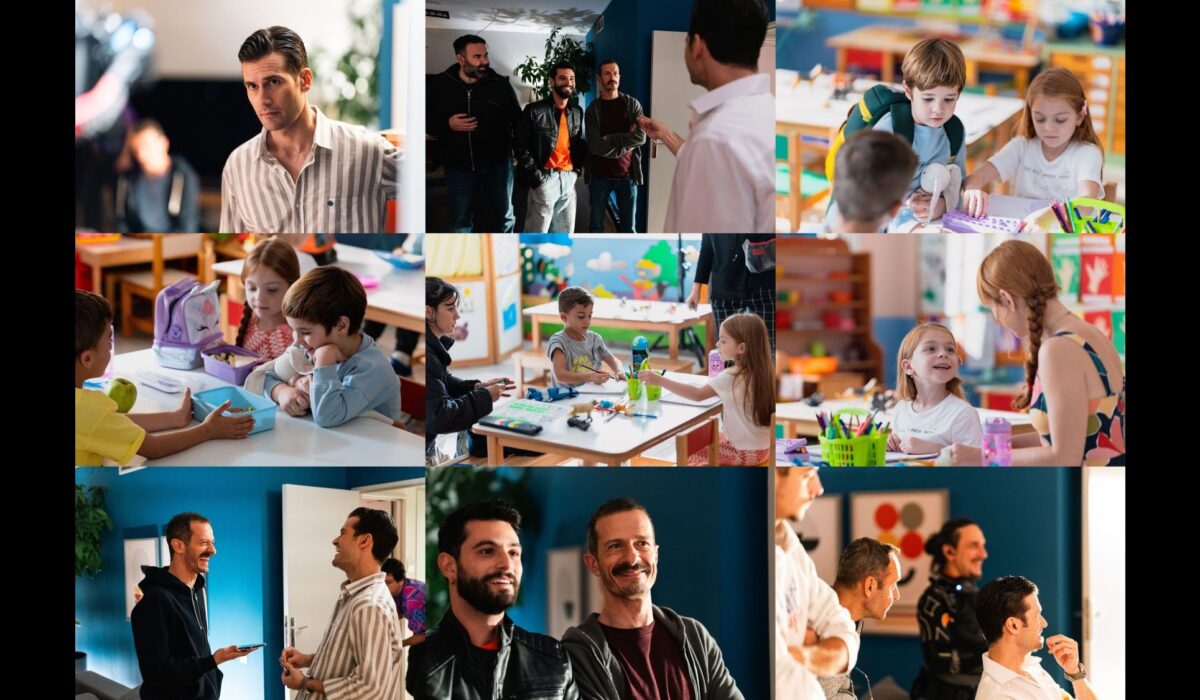 «Μπαμπά σ'αγαπώ»: Τα γυρίσματα και τα backstage από την πρώτη φωτογράφηση των πρωταγωνιστών