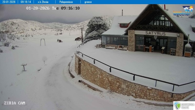 Τα κλειστά χιονοδρομικά κέντρα στην Ελλάδα σήμερα – Ποια λειτουργούν, τα ανοιχτά lifts