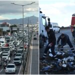 Τροχαίο με φορτηγά στον Κηφισό: Νεκρός ο ένας οδηγός - Ουρά 17 χιλιομέτρων (βίντεο)