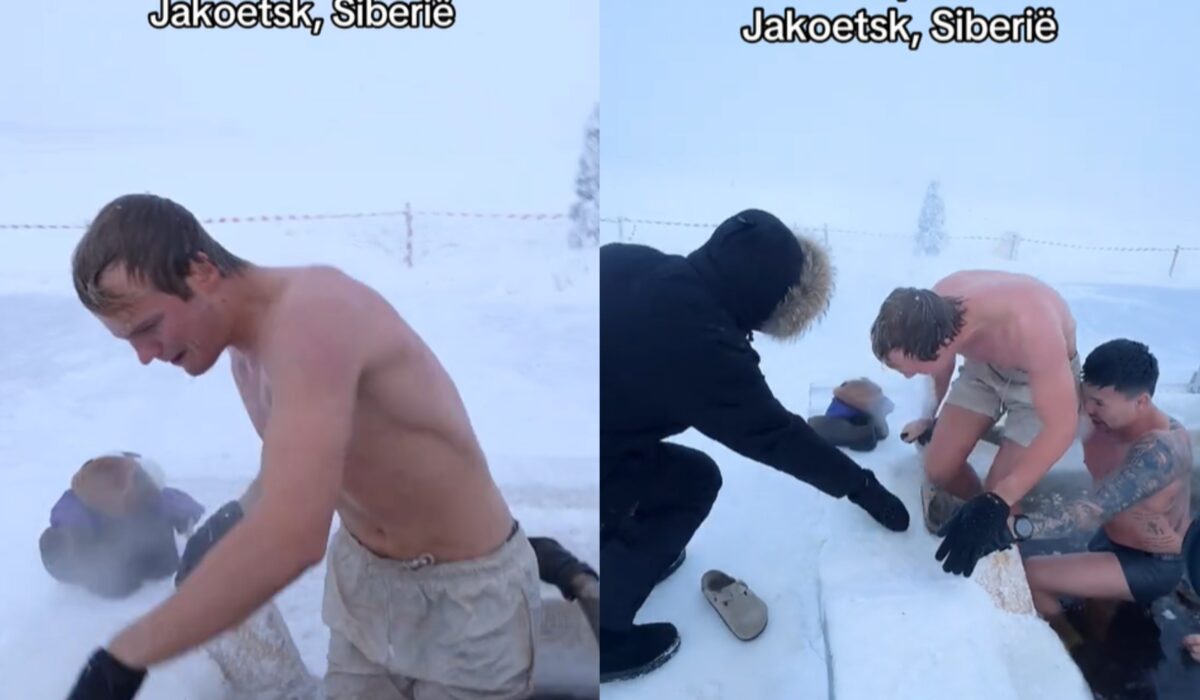 Ολλανδός YouTuber βουτά σε παγωμένα νερά -52°C στην πιο κρύα πόλη του κόσμου – Δείτε βίντεο