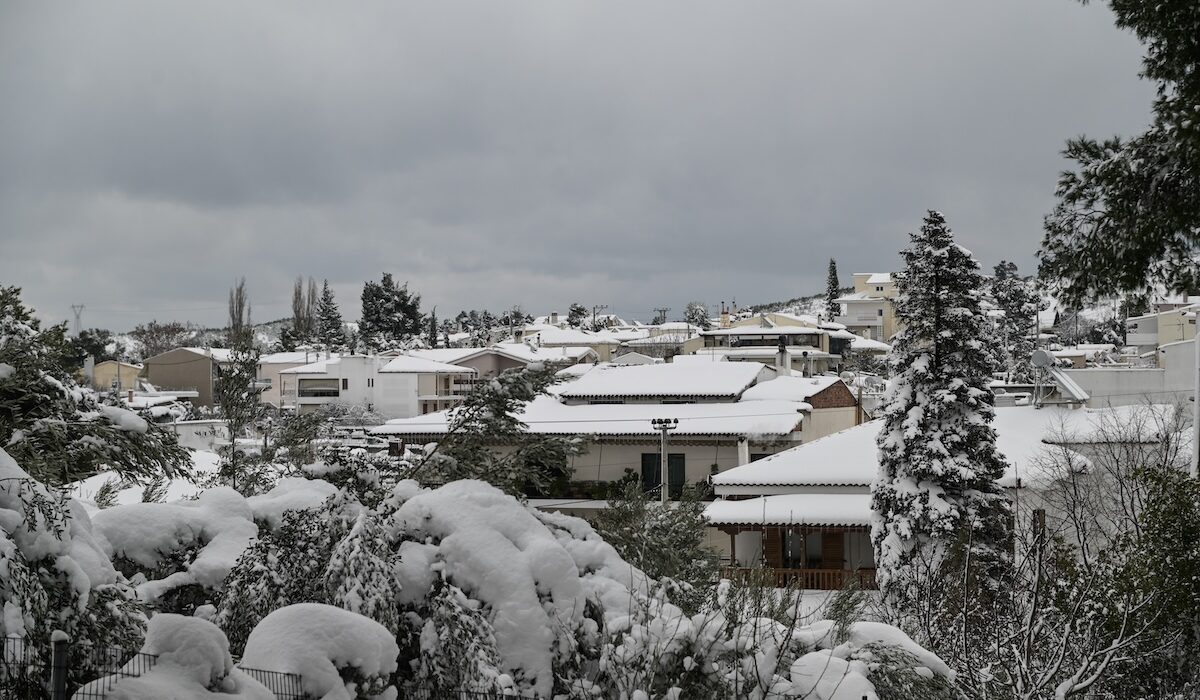 Καιρός Χιόνια Αθήνα Αττική