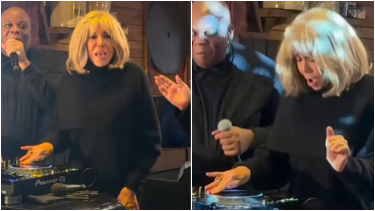Η Μπριζίτ Μακρόν έγινε… DJ στη Disneyland - Ο τρελός χορός στα decks (βίντεο)