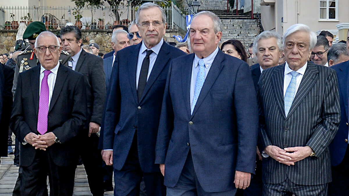 Κώστας Καραμανλής Αντώνης Σαμαράς Καλαμάτα