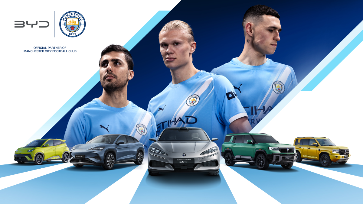 H BYD παίζει μπάλα με την Manchester City (βίντεο)