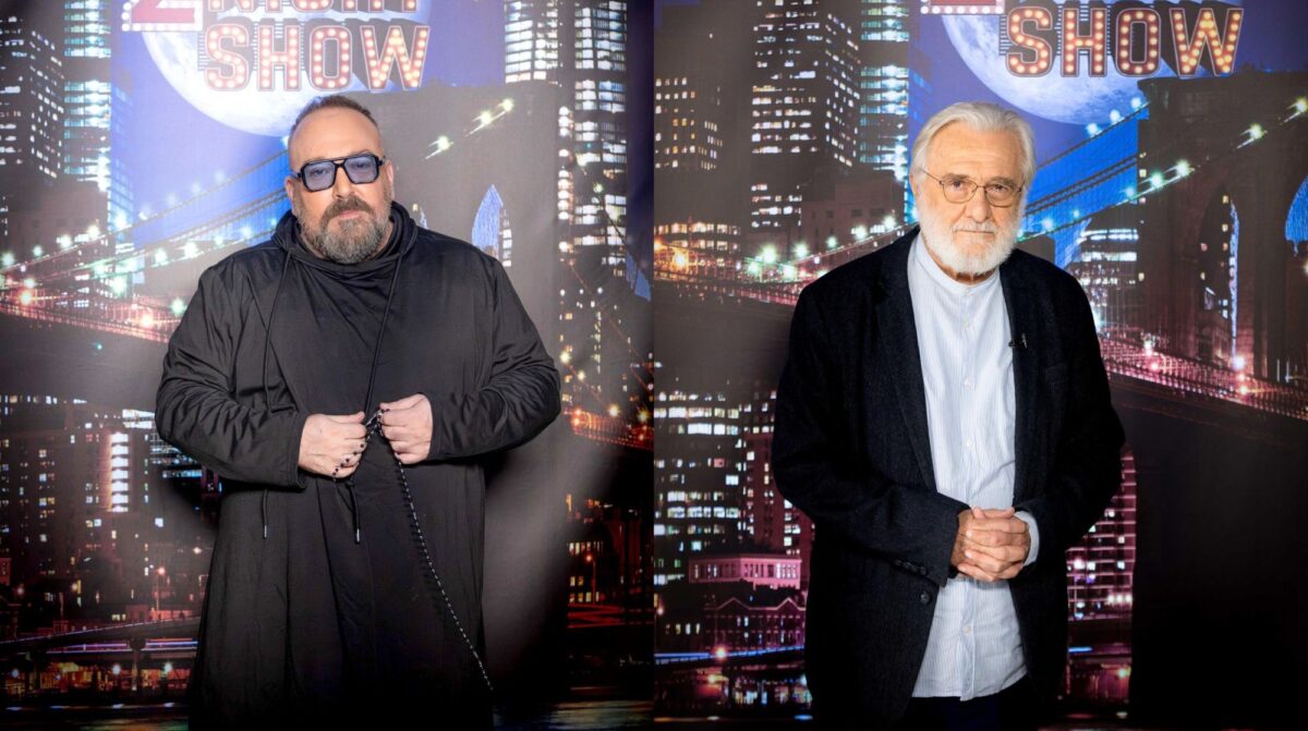 The 2Night Show και την Κυριακή: Καλεσμένοι ο Γιάννης Σμαραγδής και ο Γιώργος Αλκαίος
