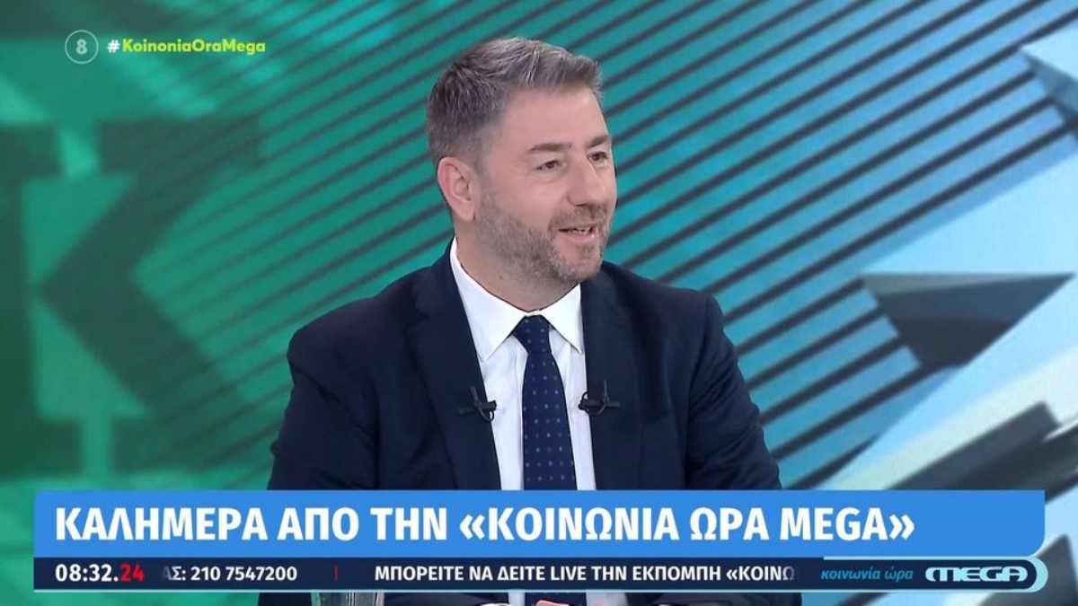Ο Ανδρουλάκης έκανε είσοδο στο MEGA με το «Καλημέρα Ήλιε» (βίντεο)