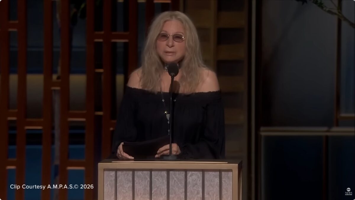 Όσκαρ 2026: Η συγκινητική αφιέρωση της Μπάρμπρα Στρέιζαντ στον Ρόμπερτ Ρέντφορντ