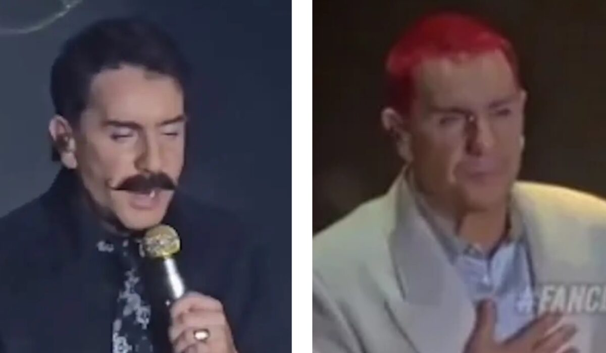 Γιώργος Μαζωνάκης: Με μουστάκι και κόκκινα μαλλιά στην επάνοδό του στη σκηνή (βίντεο)