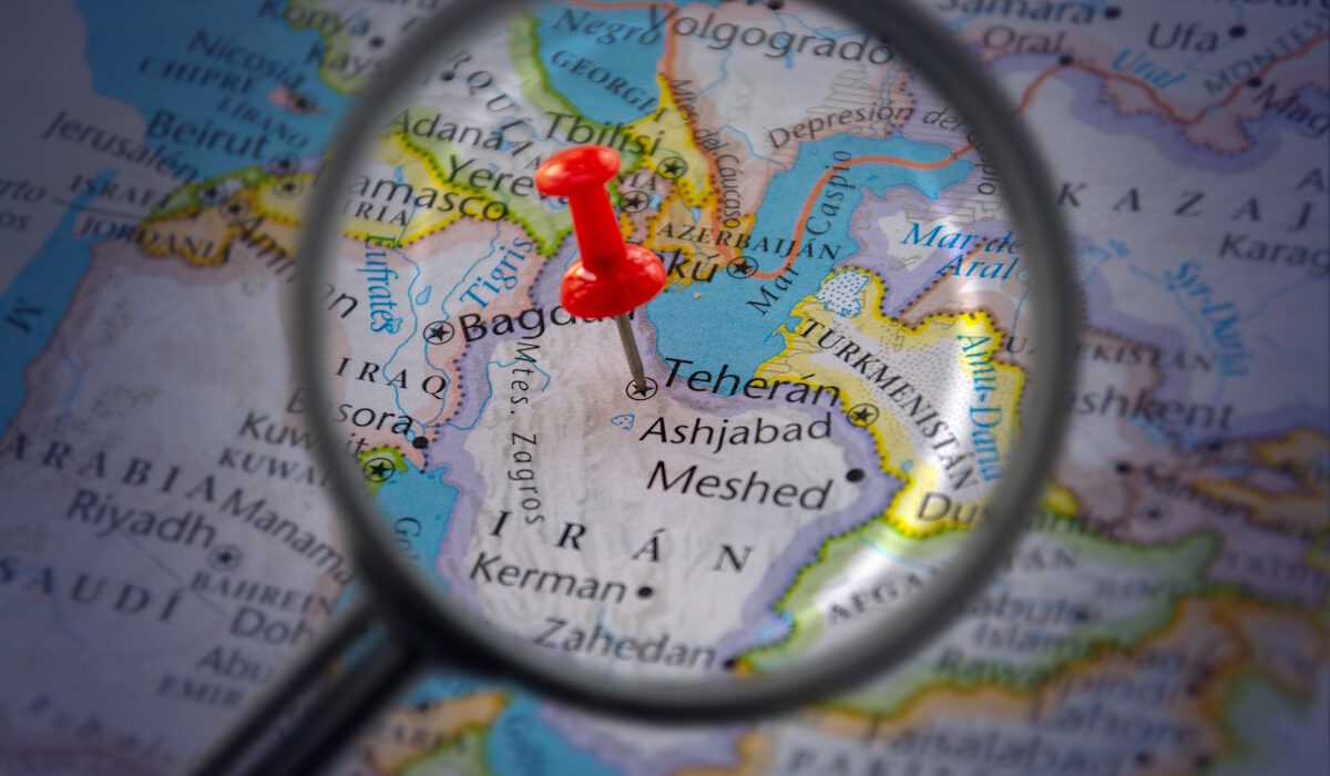Ιράν Μέση Ανατολή Χάρτης