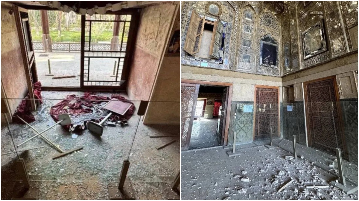 Ιράν: Σοβαρές ζημιές σε μνημεία της UNESCO – Εικόνες με συντρίμμια μέσα σε ιστορικό παλάτι