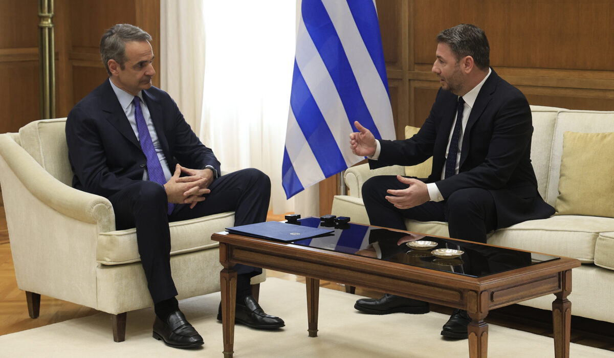 Κυριάκος Μητσοτάκης Νίκος Ανδρουλάκης