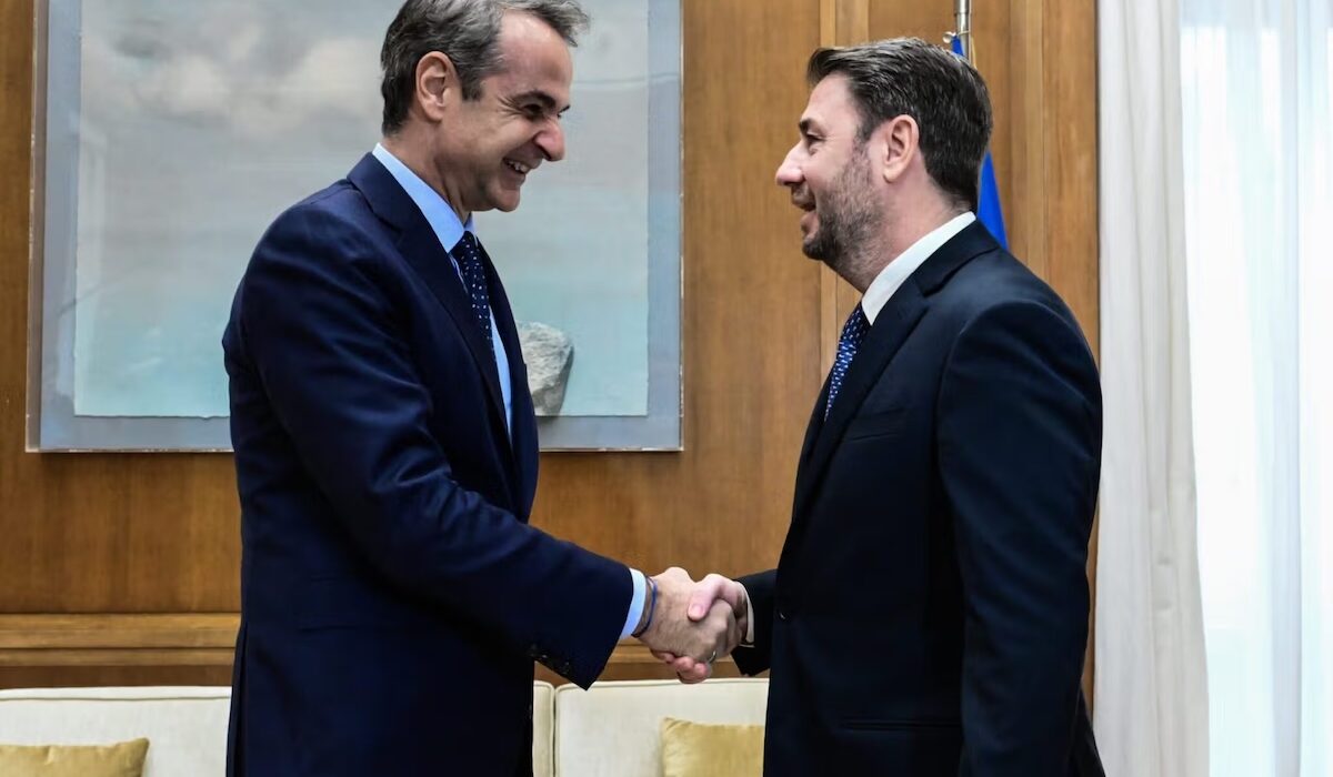 Κυριάκος Μητσοτάκης Νίκος Ανδρουλάκης