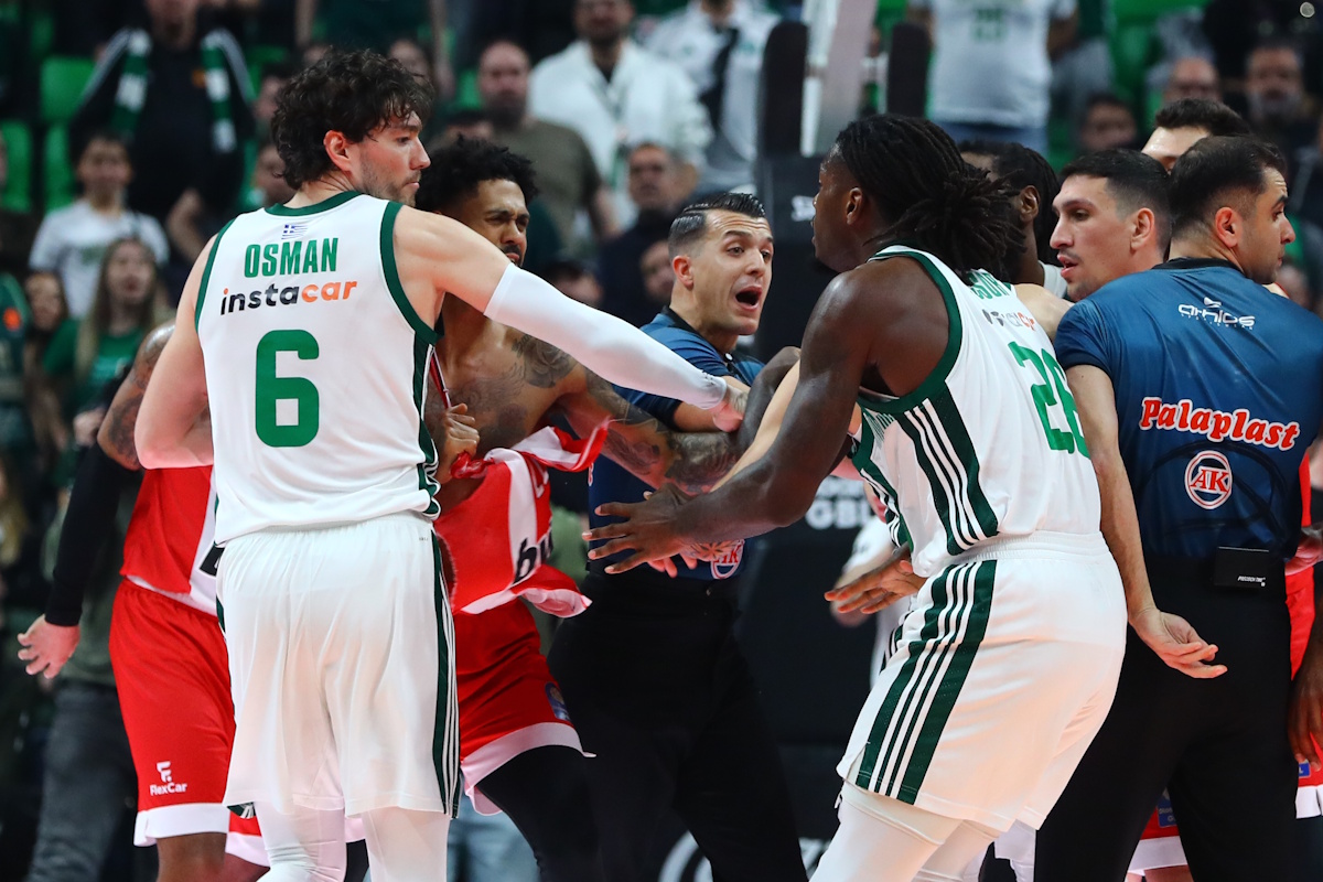 Παναθηναϊκός Ολυμπιακός Ένταση Μπάσκετ