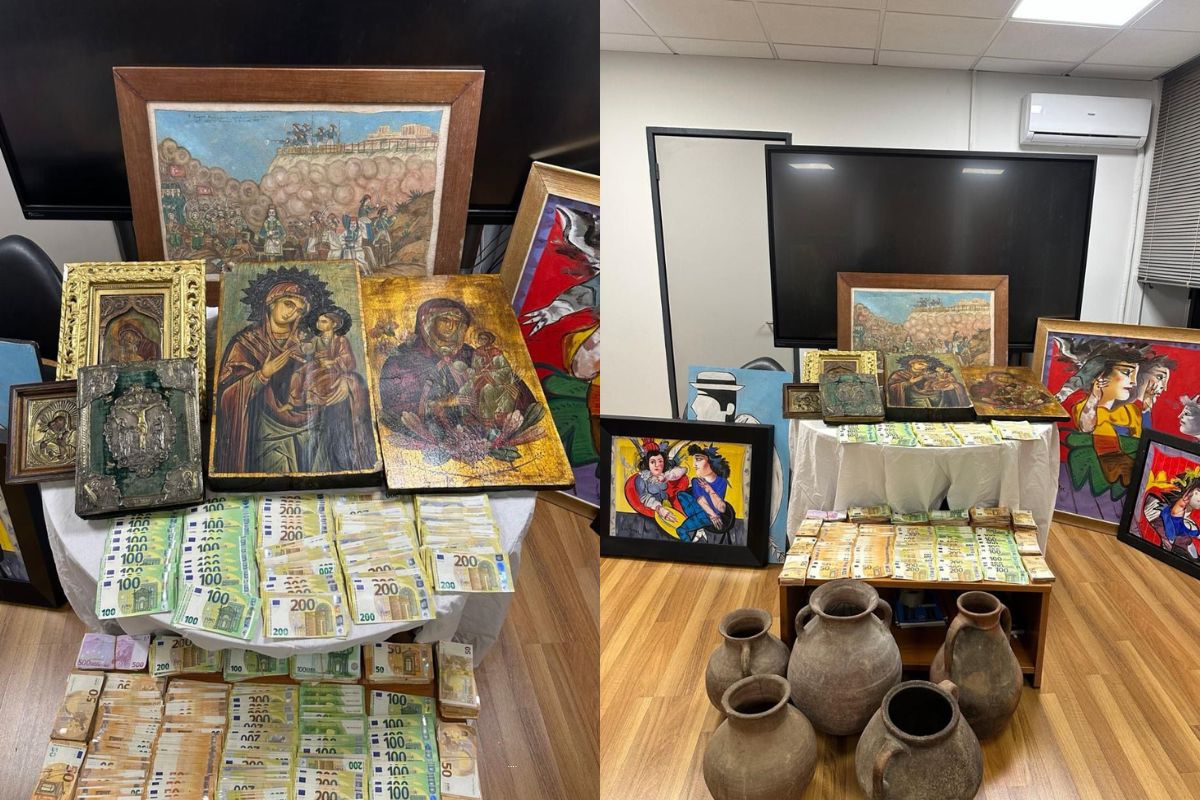 Υπόθεση Τσαγκαράκη: Κατασχέθηκαν 190.000 ευρώ – Μόνο 7 από τους 300 πίνακες ήταν γνήσιοι (Φωτογραφίες)