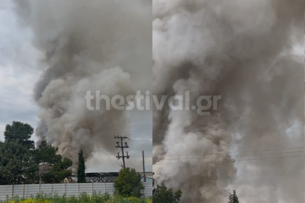 Τοξικοί καπνοί πνίγουν το Ωραιόκαστρο: Συνεχίζεται η μάχη με τη φωτιά στην εταιρεία ανακύκλωσης featured image