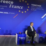 Κυριάκος Μητσοτάκης Εμανουέλ Μακρόν Ελληνογαλλικό Οικονομικό Forum ΚΠΙΣΝ