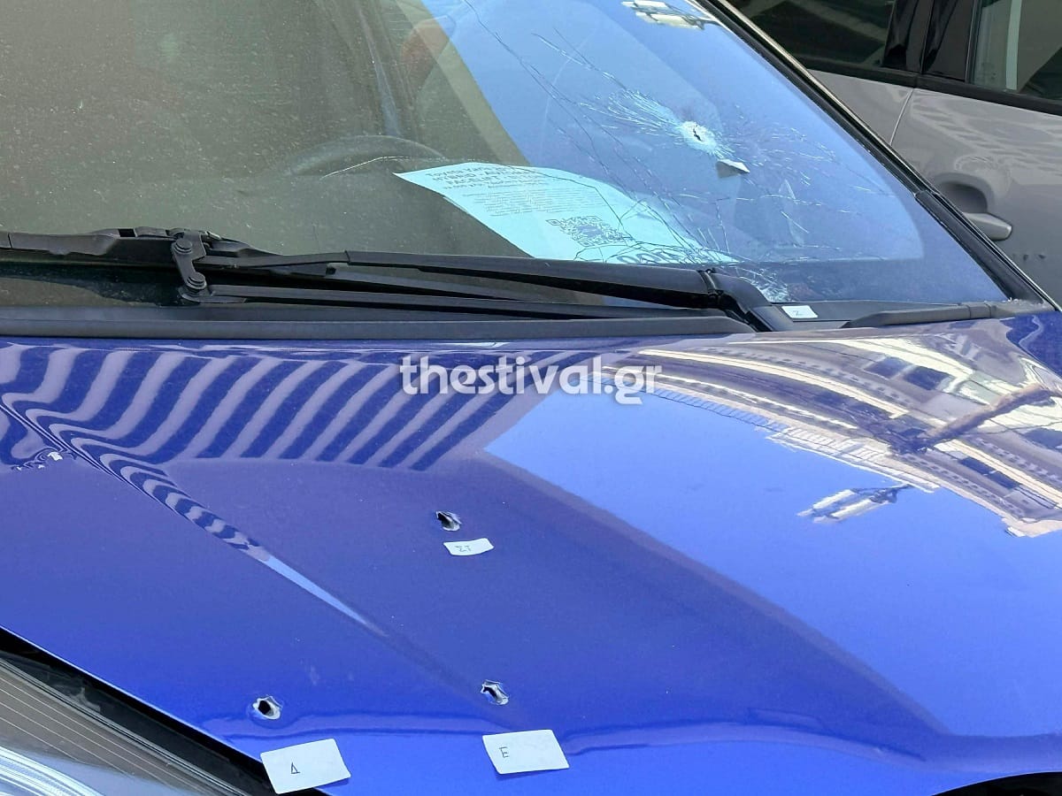 Μαφιόζικη επίθεση στη Θεσσαλονίκη – «Γάζωσαν» επιχείρηση με μεταχειρισμένα αυτοκίνητα (Βίντεο)