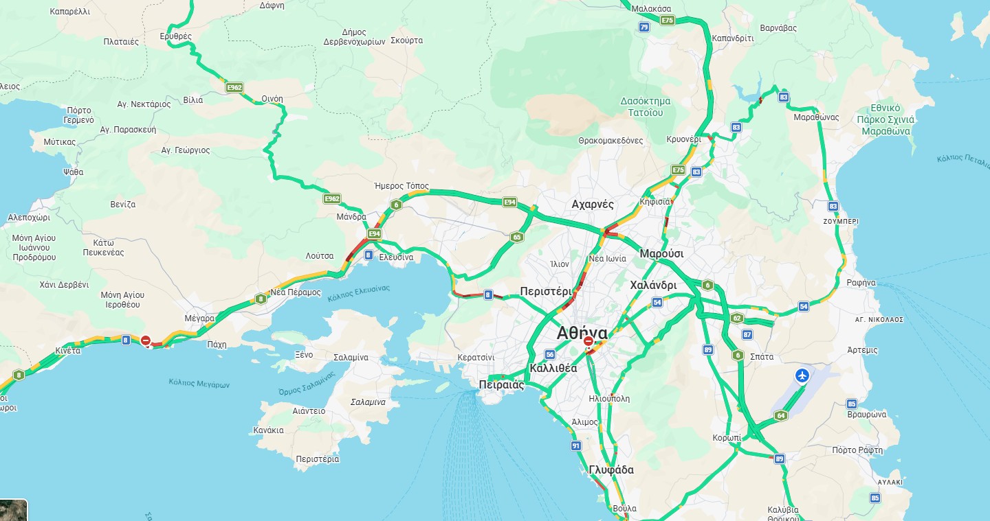 Μετ’ εμποδίων η έξοδος για την Πρωτομαγιά: Ουρές χιλιομέτρων στα διόδια Ελευσίνας – Η εικόνα στις εθνικές οδούς