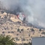 Το σημείο της φωτιάς στον Ασπρόπυργο